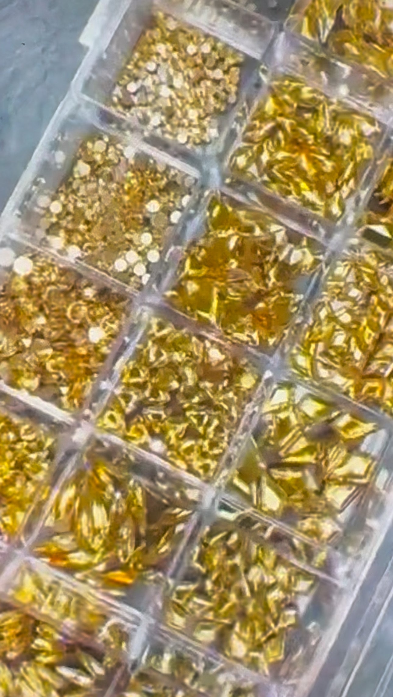 SWAROVSKI 10KGOLD CRYSTALS VARIETY SHAPES & SIZE (BULK)