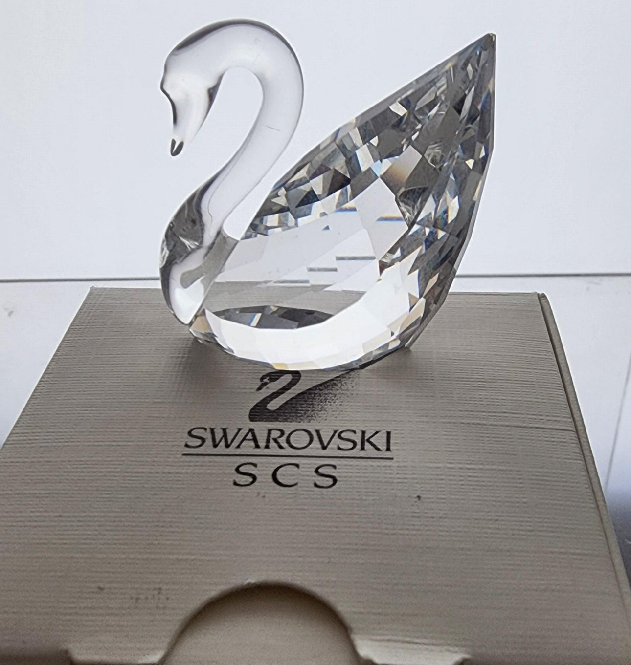 Swarovski Crystal Swan Figurine