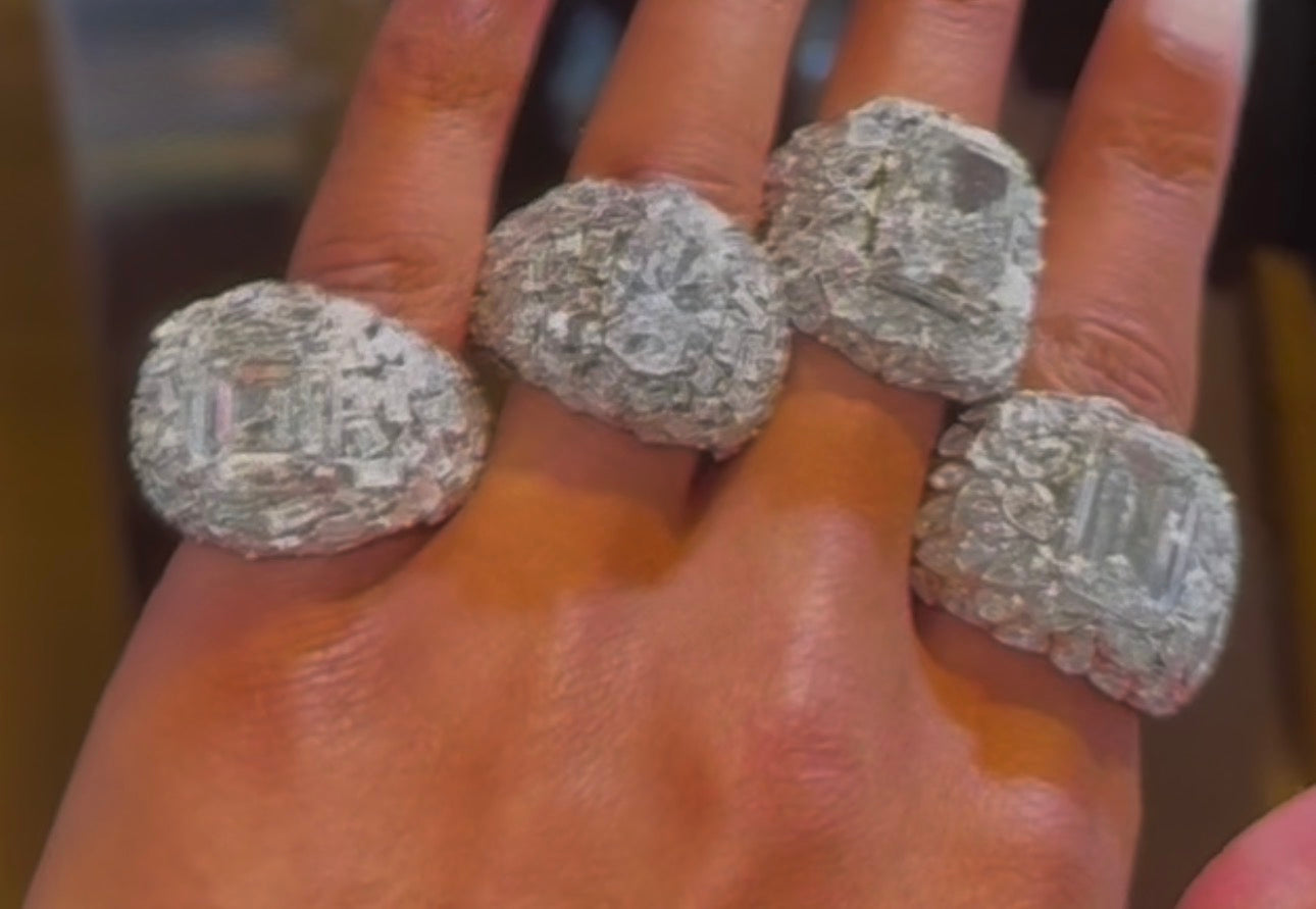 Diamond Solitare Cluster White Gold Ring