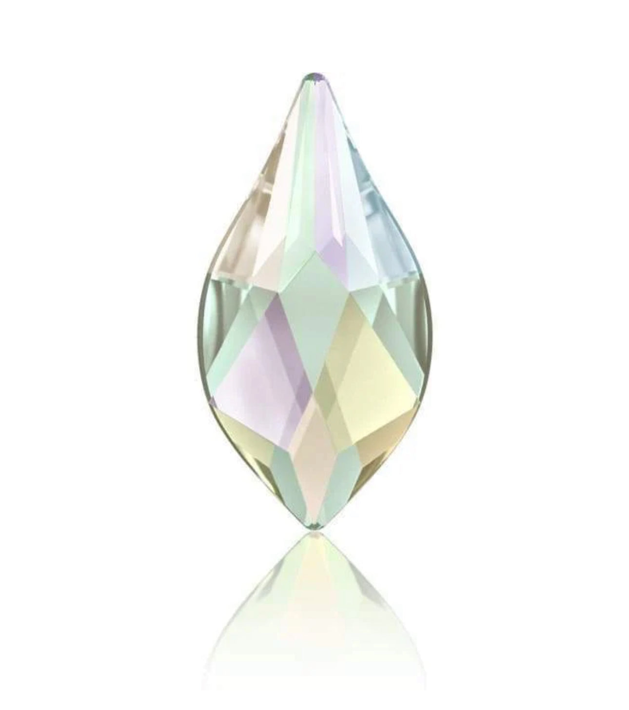 Swarovski Pear Aurore Boreale Flatback (Bulk)