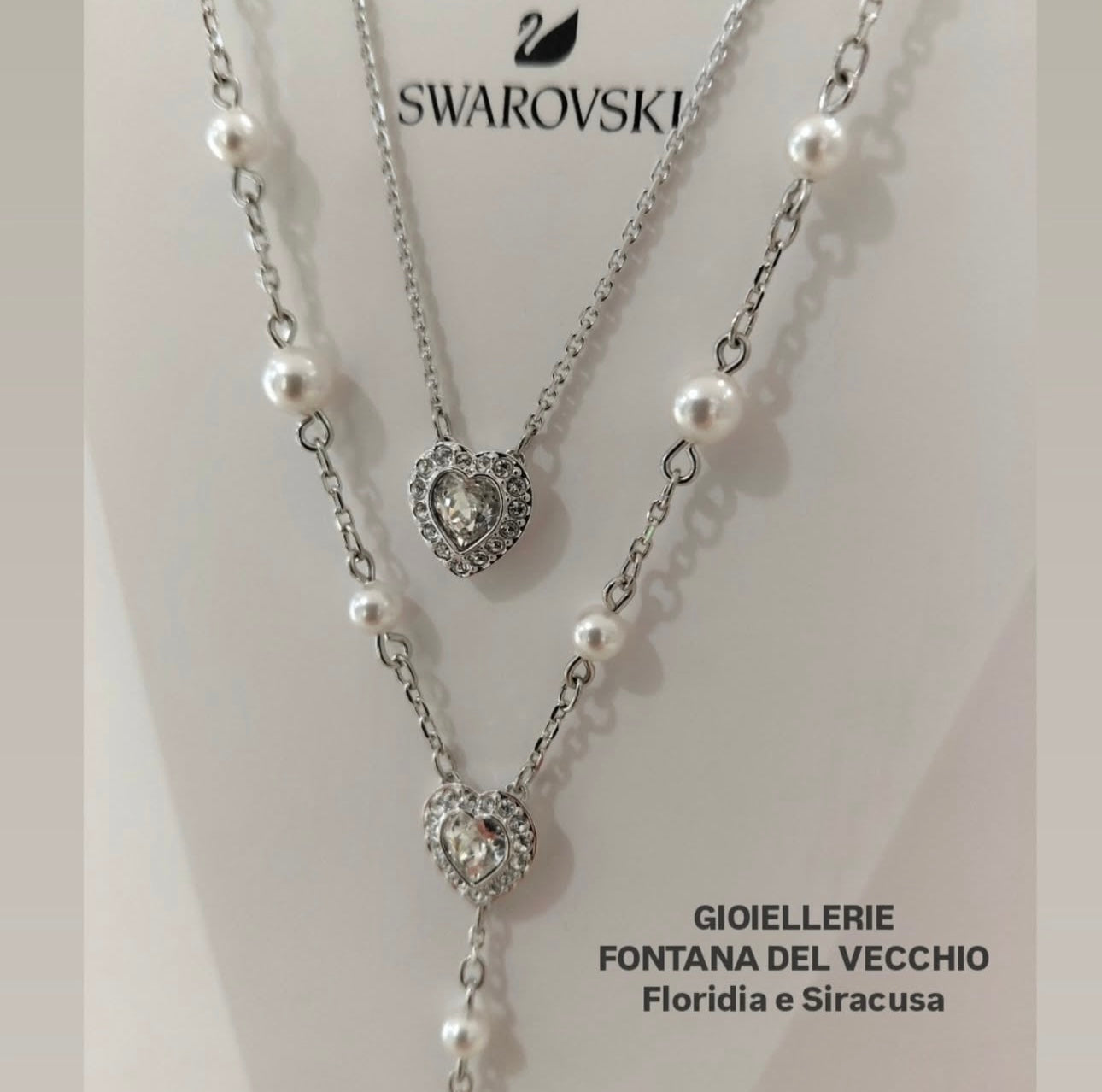 SWAROVSKI GIOIELLERIE FONTANA DEL VECCHIO FLORIDIA E SEIRACUSA