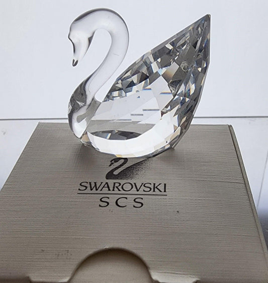 Swarovski Crystal Swan Figurine