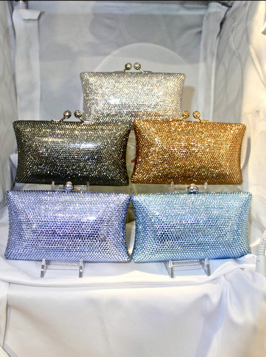 Crystalized Evening Clutch Swarovski Crystal Minaudiere