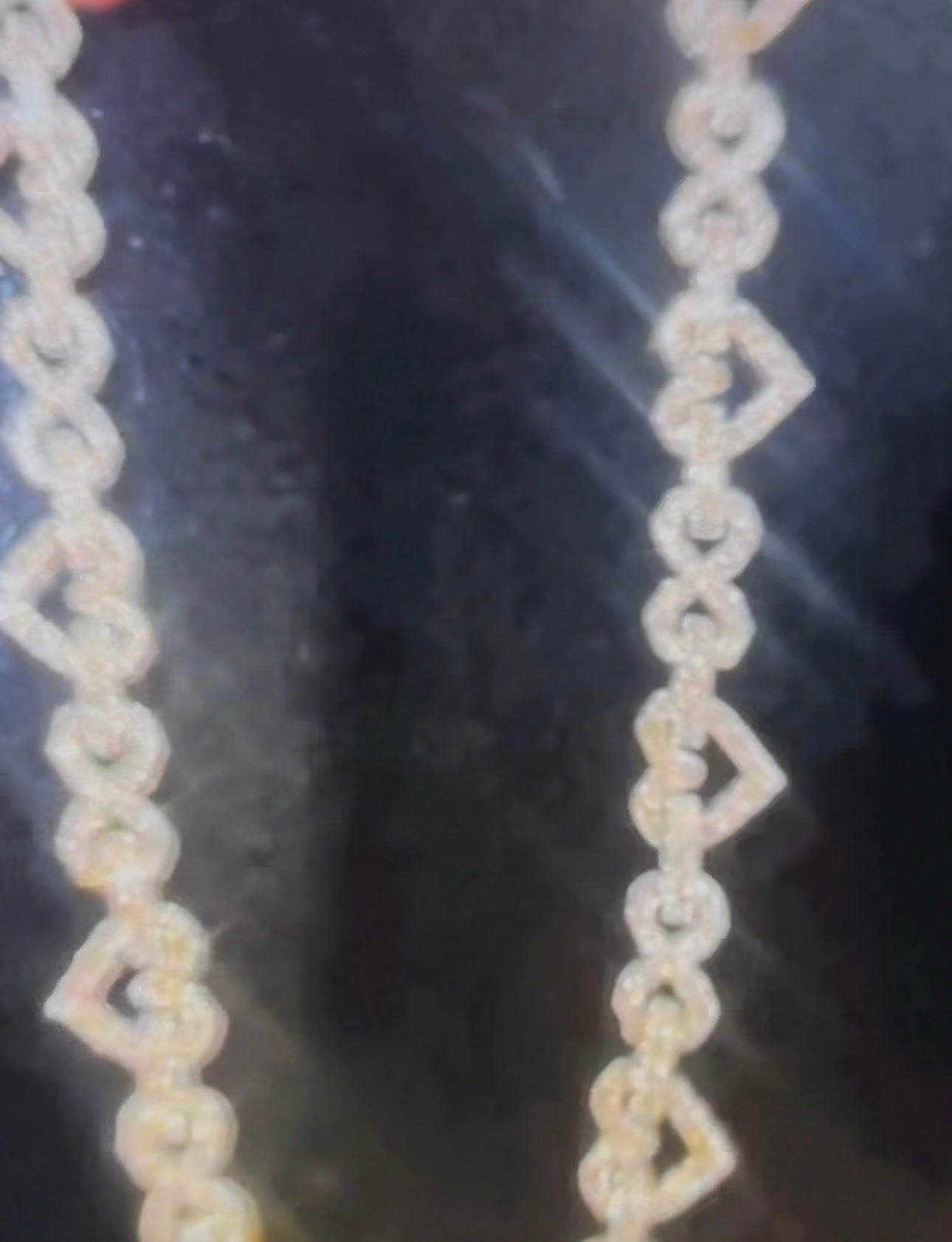 El Teir Diamond White 24K Necklace